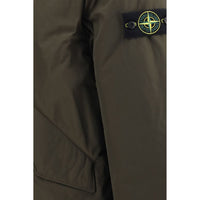 Stone Island Grön Skaljacka I Polyester