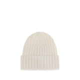 Moncler Vit Merinoullsmössa