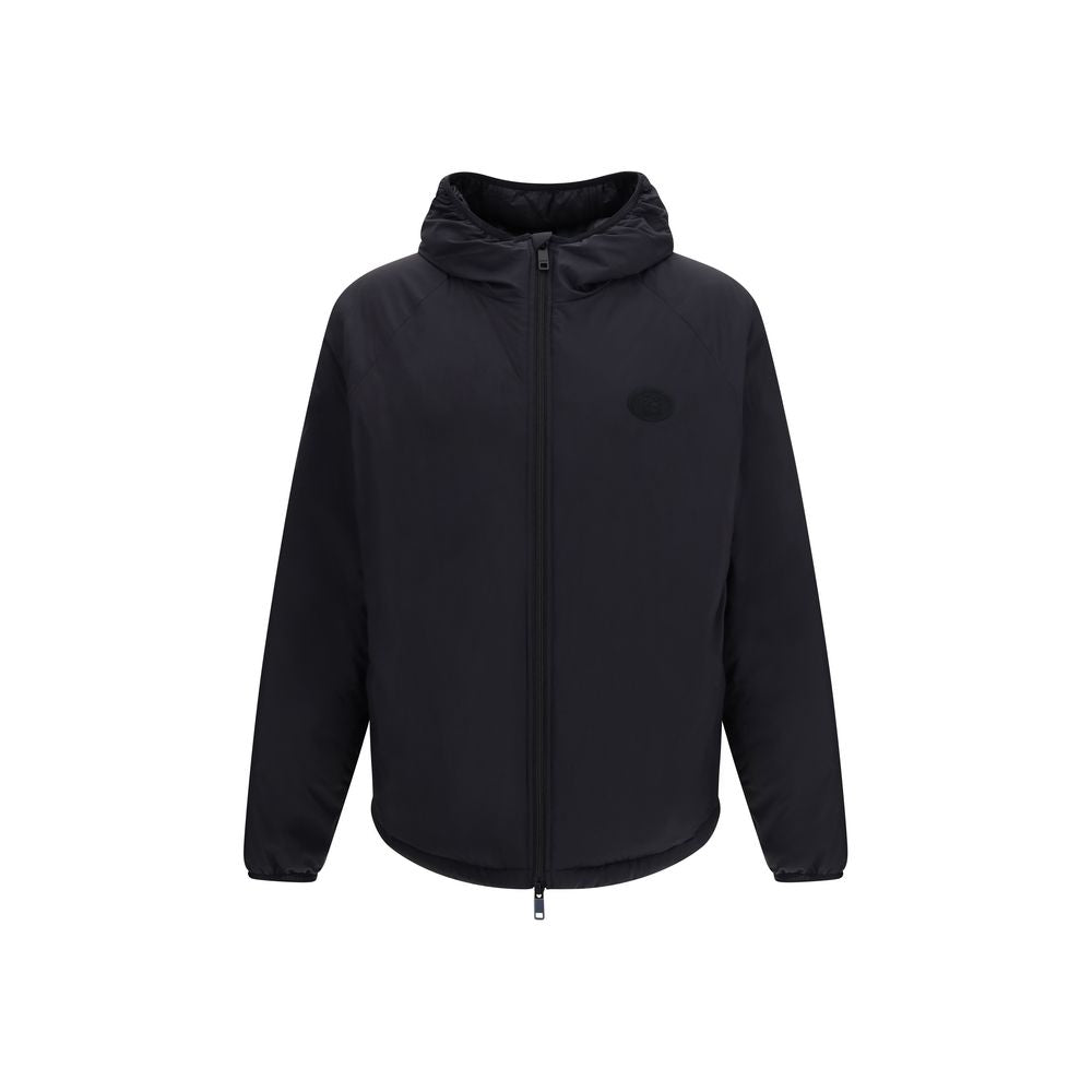 Burberry Svart Skaljacka I Nylon Herr