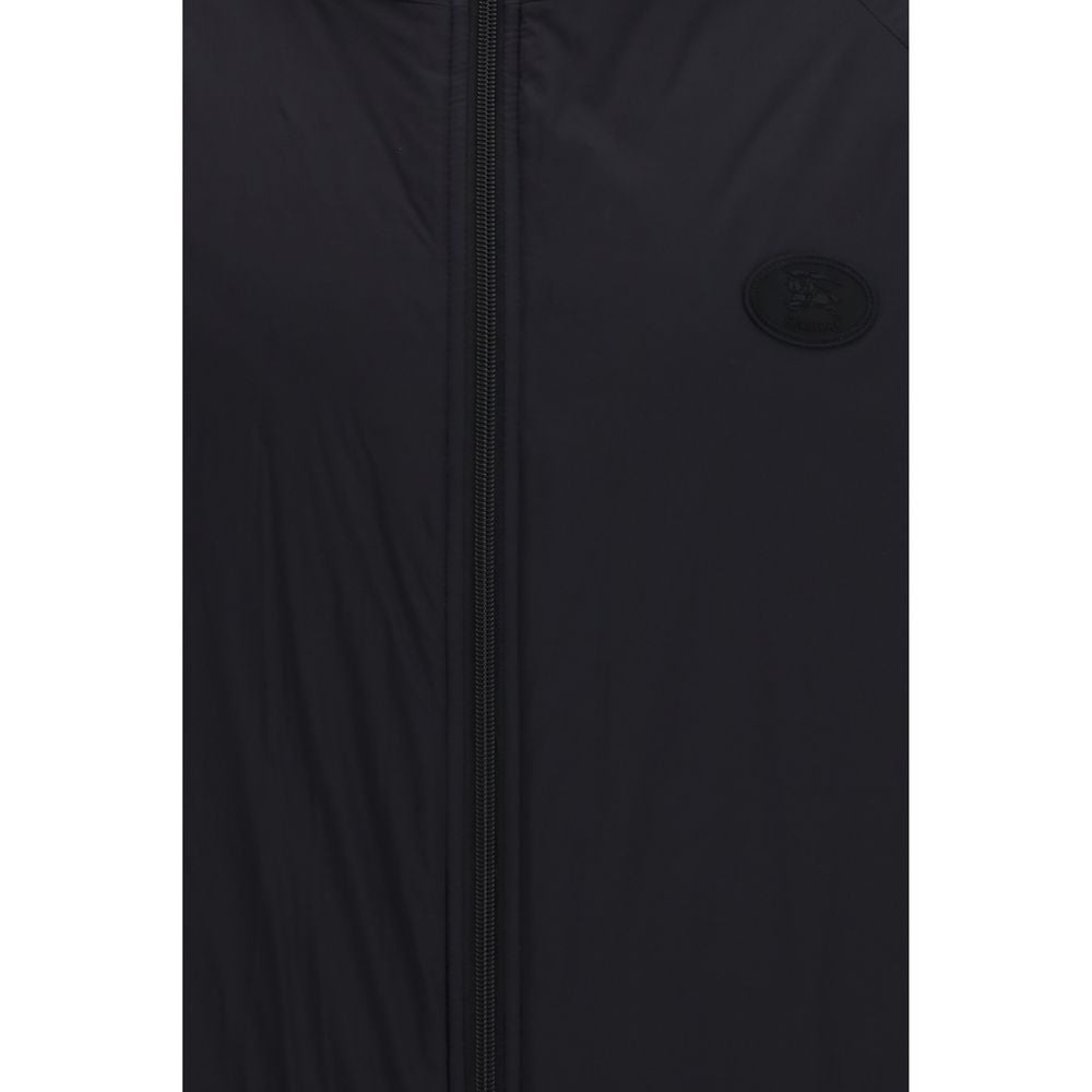 Burberry Svart Skaljacka I Nylon Herr