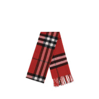 Burberry Röd Flerfärgad Kashmirhalsduk