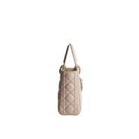 Dior Beige Axelremsväska I Läder