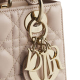 Dior Beige Axelremsväska I Läder