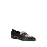Burberry Svarta Loafers I Läder