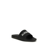 Burberry Svarta Sandaler i Gummi