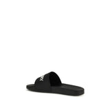 Burberry Svarta Sandaler i Gummi