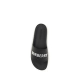 Burberry Svarta Sandaler i Gummi