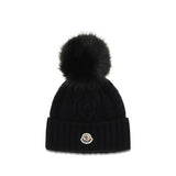 Moncler Svart Ullmössa
