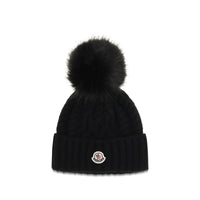 Moncler Svart Ullmössa