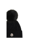 Moncler Svart Ullmössa