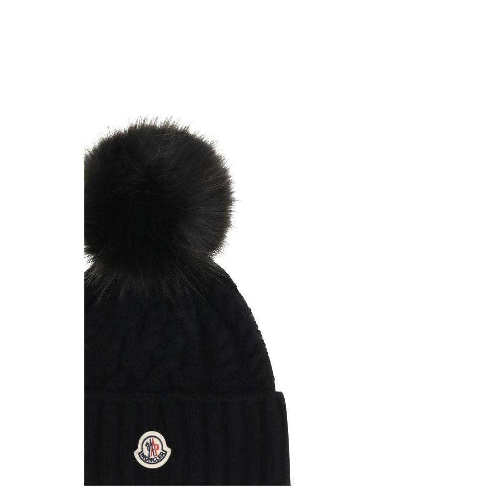 Moncler Svart Ullmössa