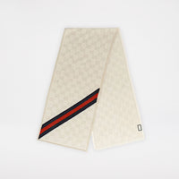Gucci Nikky Ull Halsduk Beige