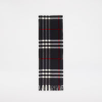 Burberry Check Kashmir Halsduk Marinblå