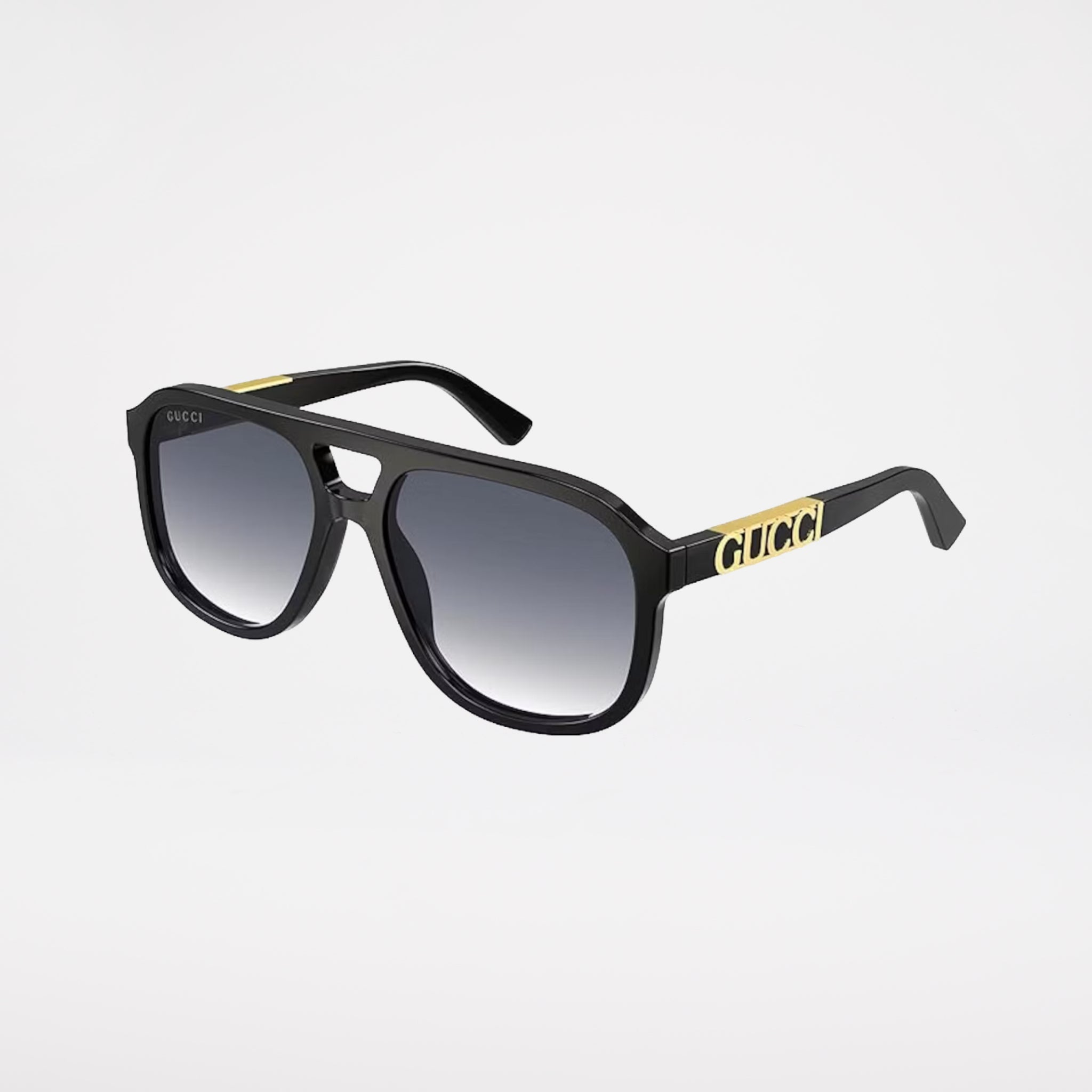 Gucci Logo Pilot Solglasögon Svart (GG1188S 002)