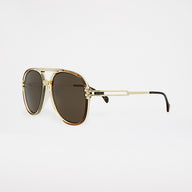 Gucci Aviator Solglasögon Brun/Guld (GG1104S-30012810-002)