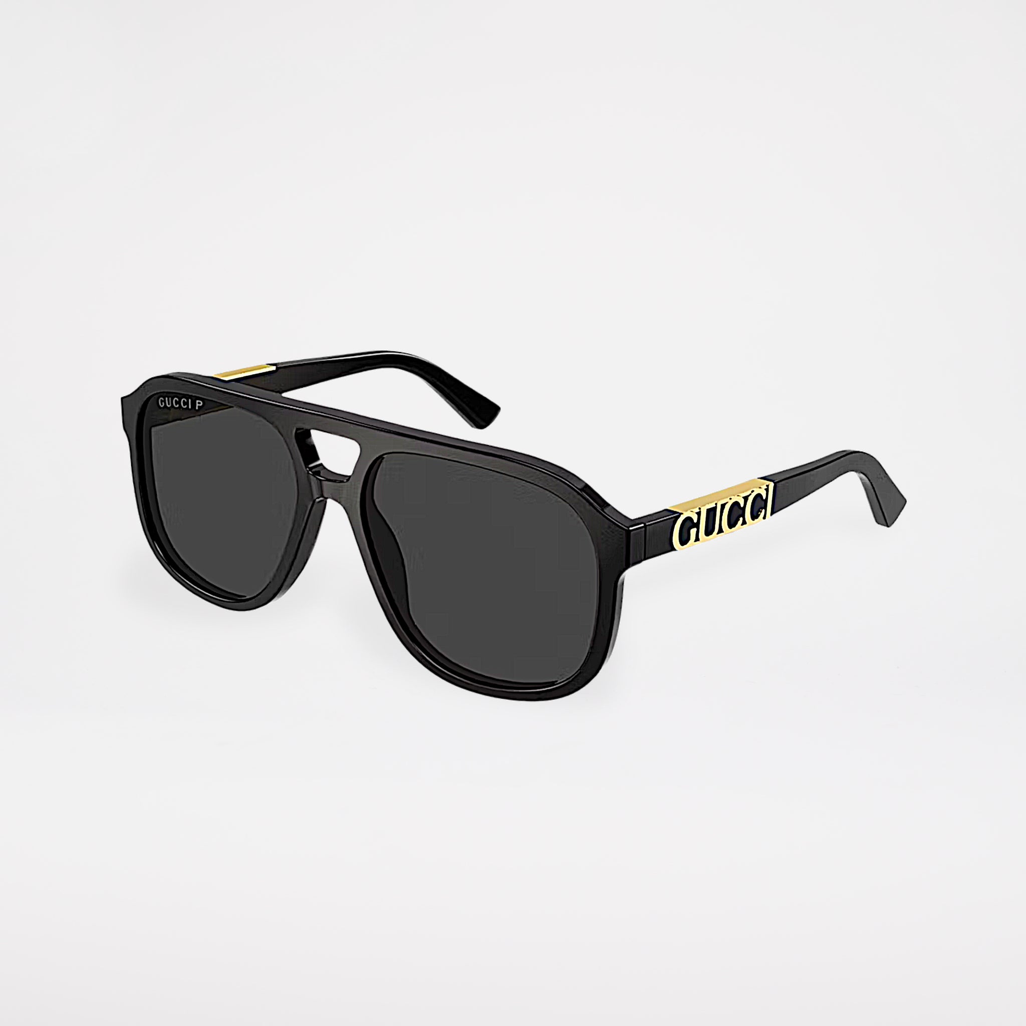 Gucci Aviator Solglasögon Svart (GG1188S 001)