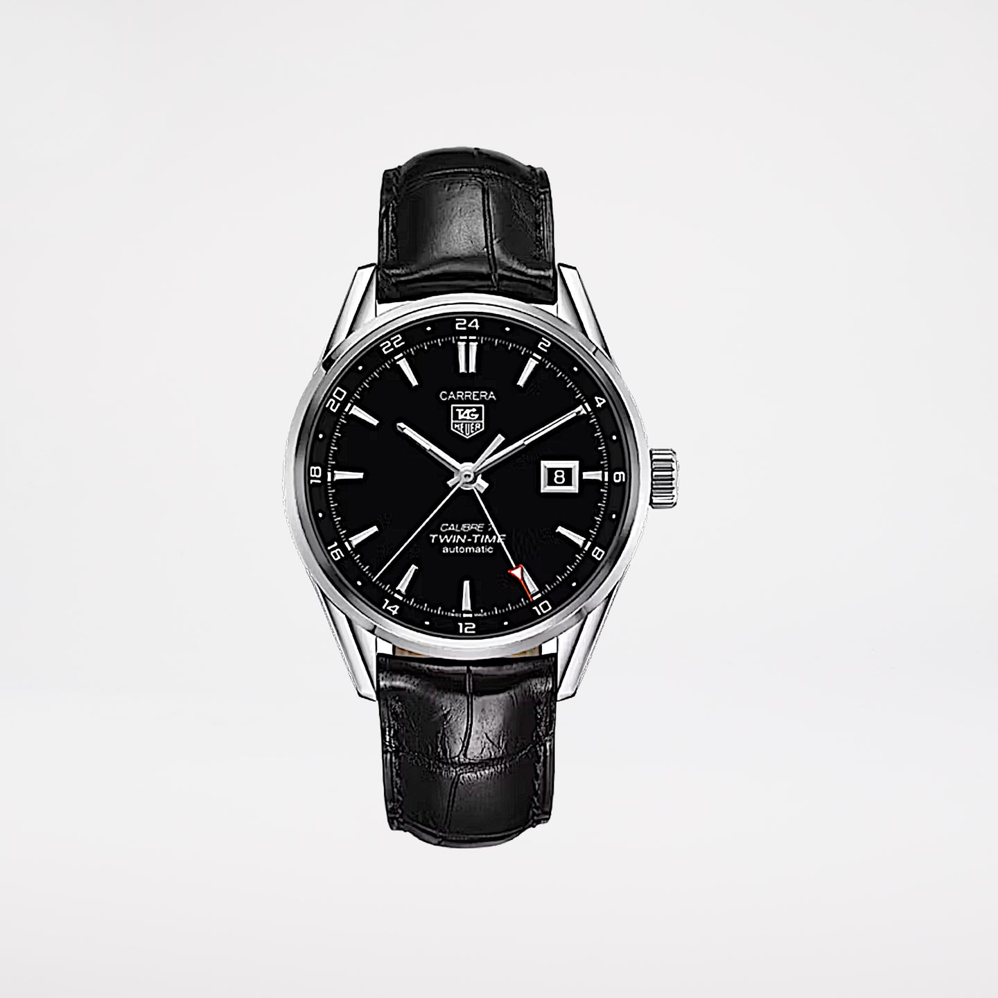 TAG Heuer Carrera Calibre 7 Twin Time Automatisk Herrklocka 41 mm WAR2010.FC6266﻿