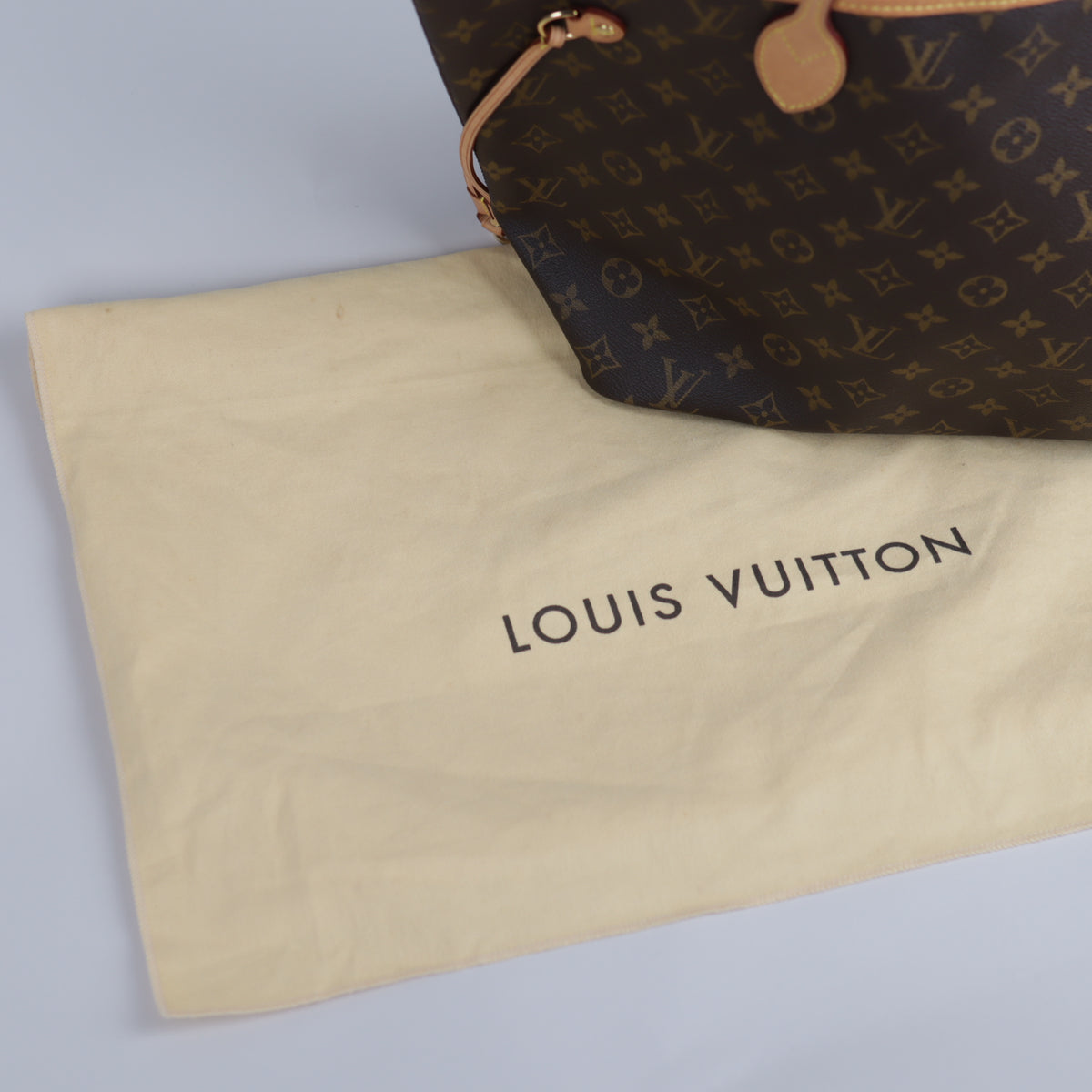 Louis Vuitton Monogram Neverfull MM Tote Väska Brun / GHV
