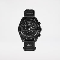 Swatch x Omega Bioceramic Moonswatch Mission To Moonphase Snoopy Svart SO33B700