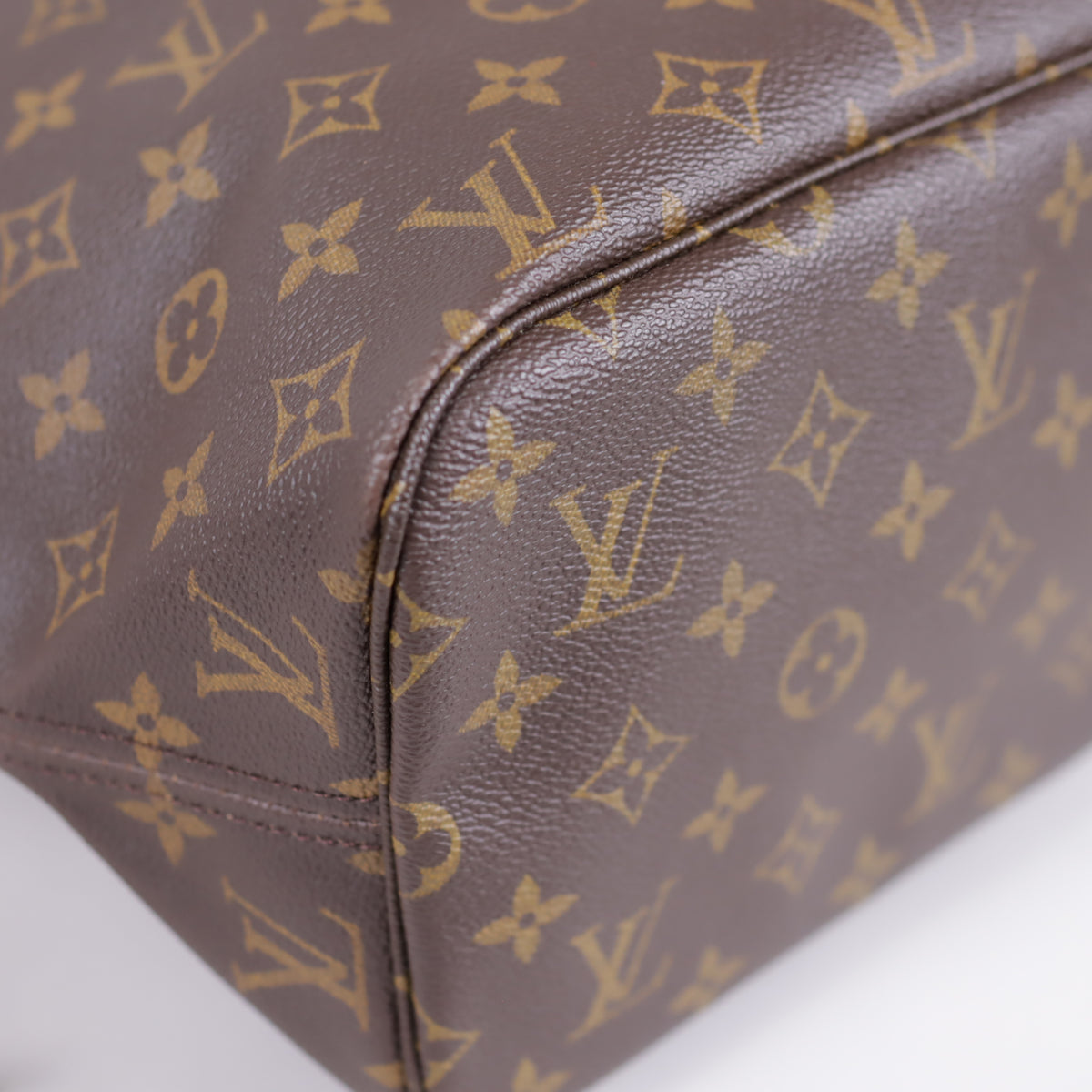 Louis Vuitton Monogram Neverfull MM Tote Väska Brun / GHV