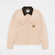 Carhartt WIP Dayton Trucker Jacka Dusty H Brun (Stone Canvas)