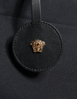 Versace Tote-Väska I Canvas och Läder