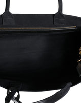 Versace Tote-Väska I Canvas och Läder