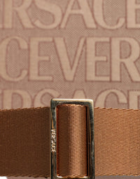Versace Tote-Väska I Jacquard och Läder