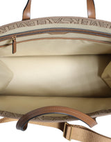 Versace Tote-Väska I Jacquard och Läder