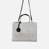 Versace Toteväska I Canvas och Läder