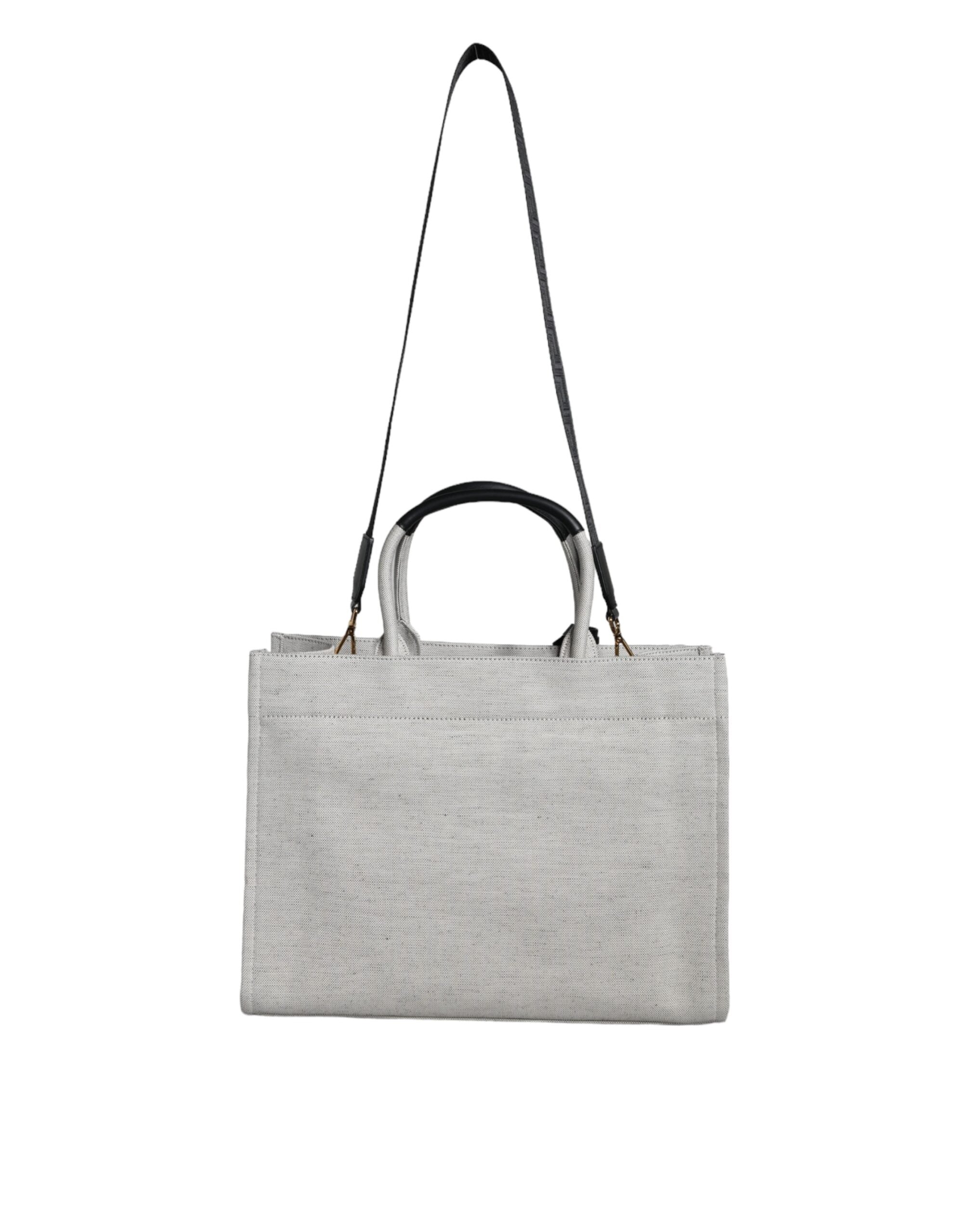 Versace Toteväska I Canvas och Läder
