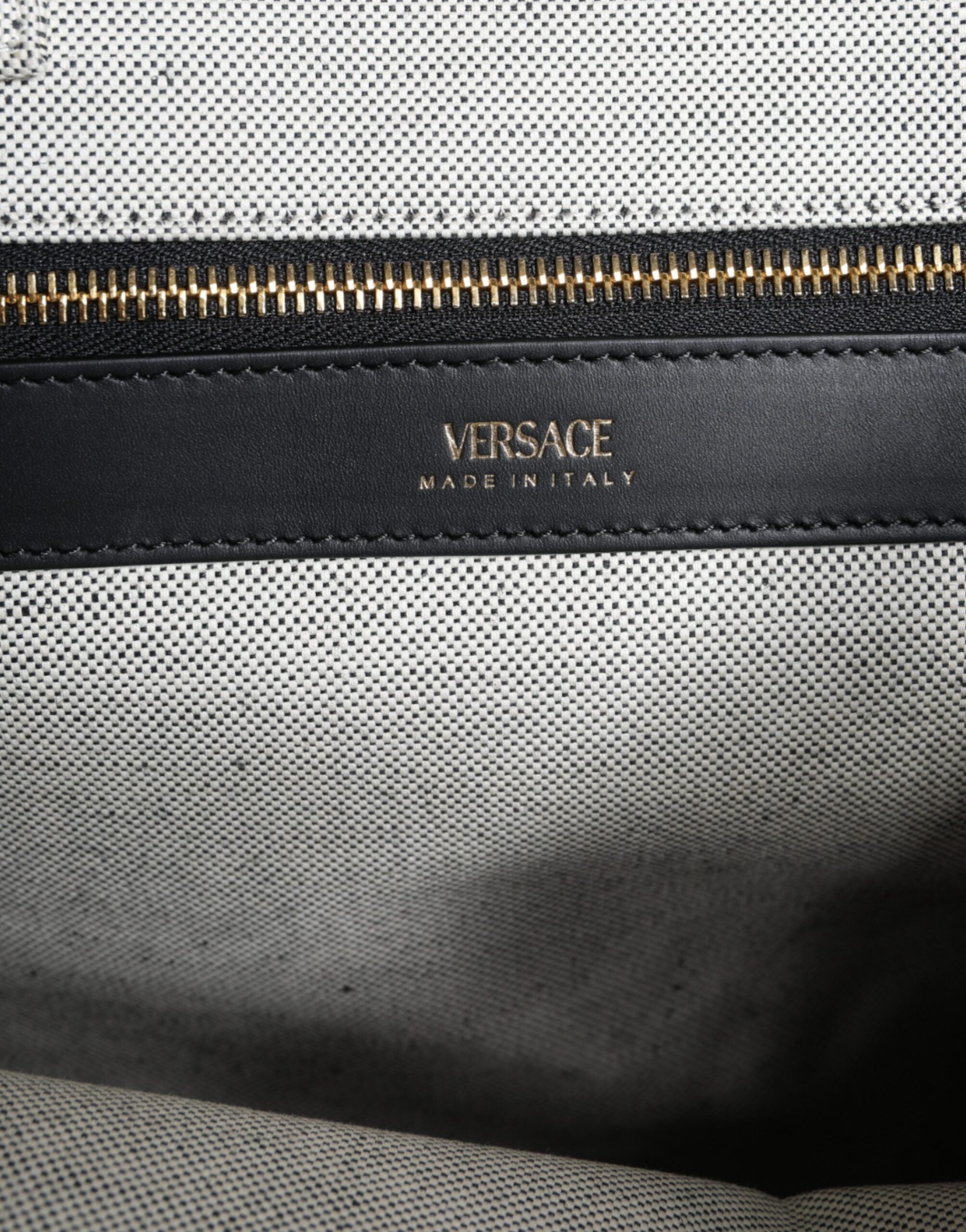 Versace Toteväska I Canvas och Läder