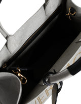 Versace Toteväska I Canvas och Läder