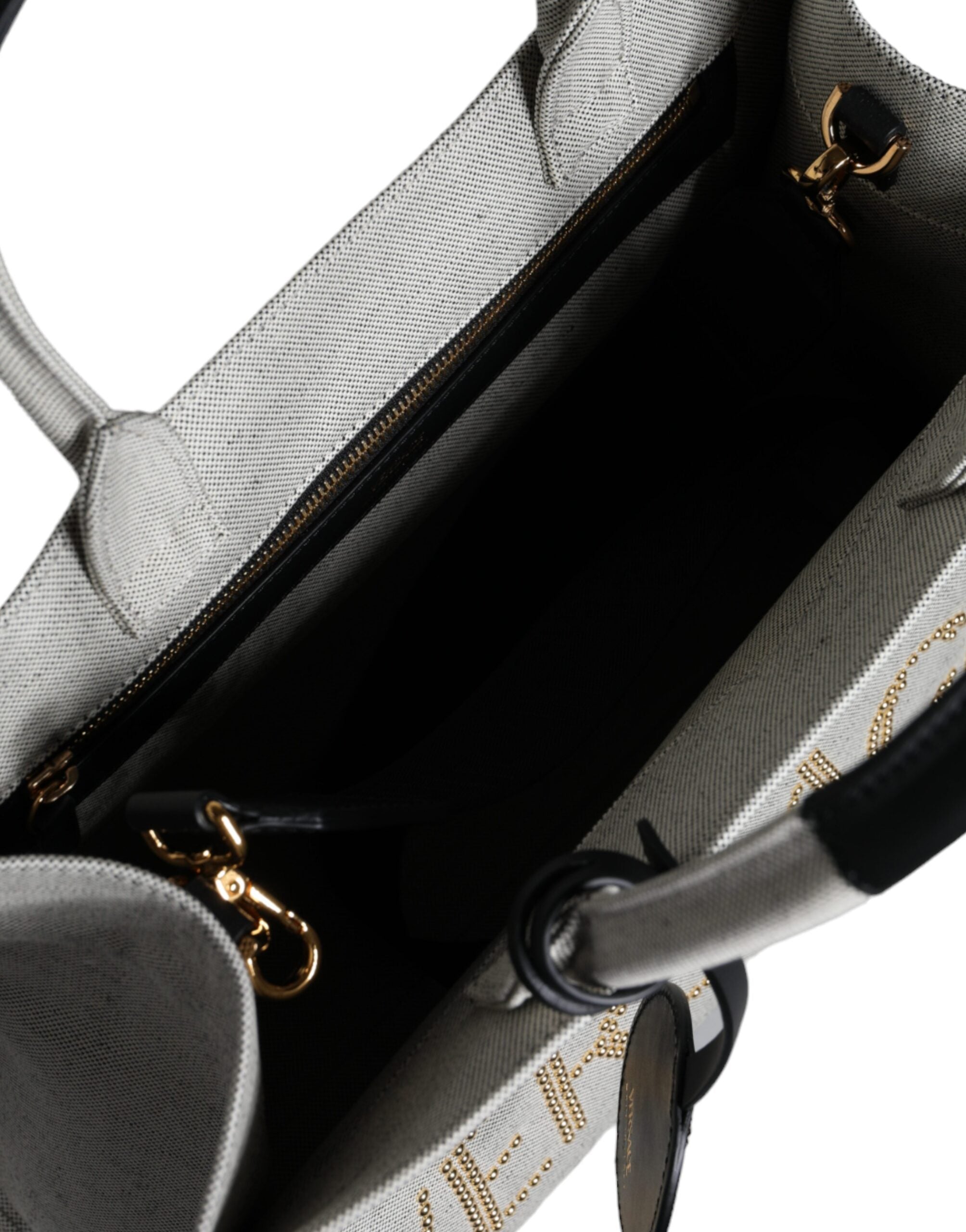 Versace Toteväska I Canvas och Läder