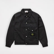 Supreme Stone Island Denim Trucker Jacket Black