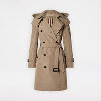 Burberry Amberford Hooded Shell Trenchcoat Beige (Dam)