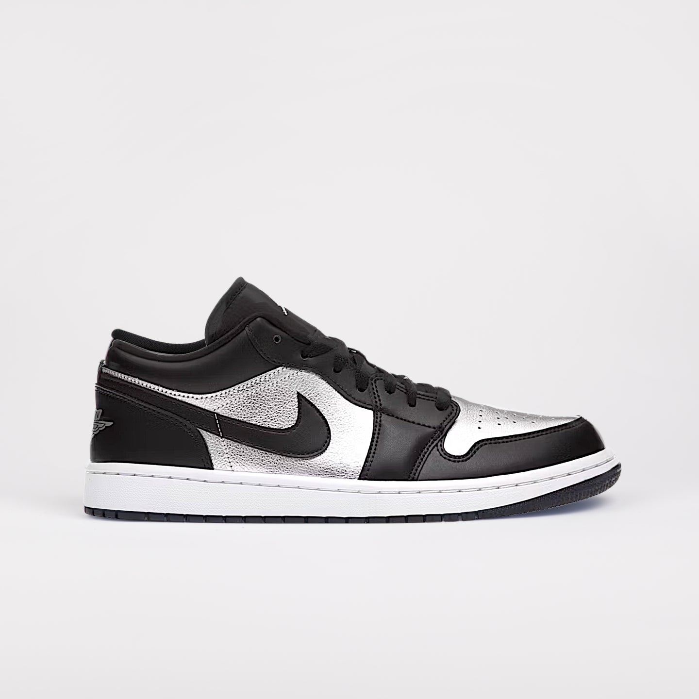Jordan 1 Low Black Metallic Silver (Dam)