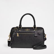 Coach Rowan Satchel Bag Medium Black