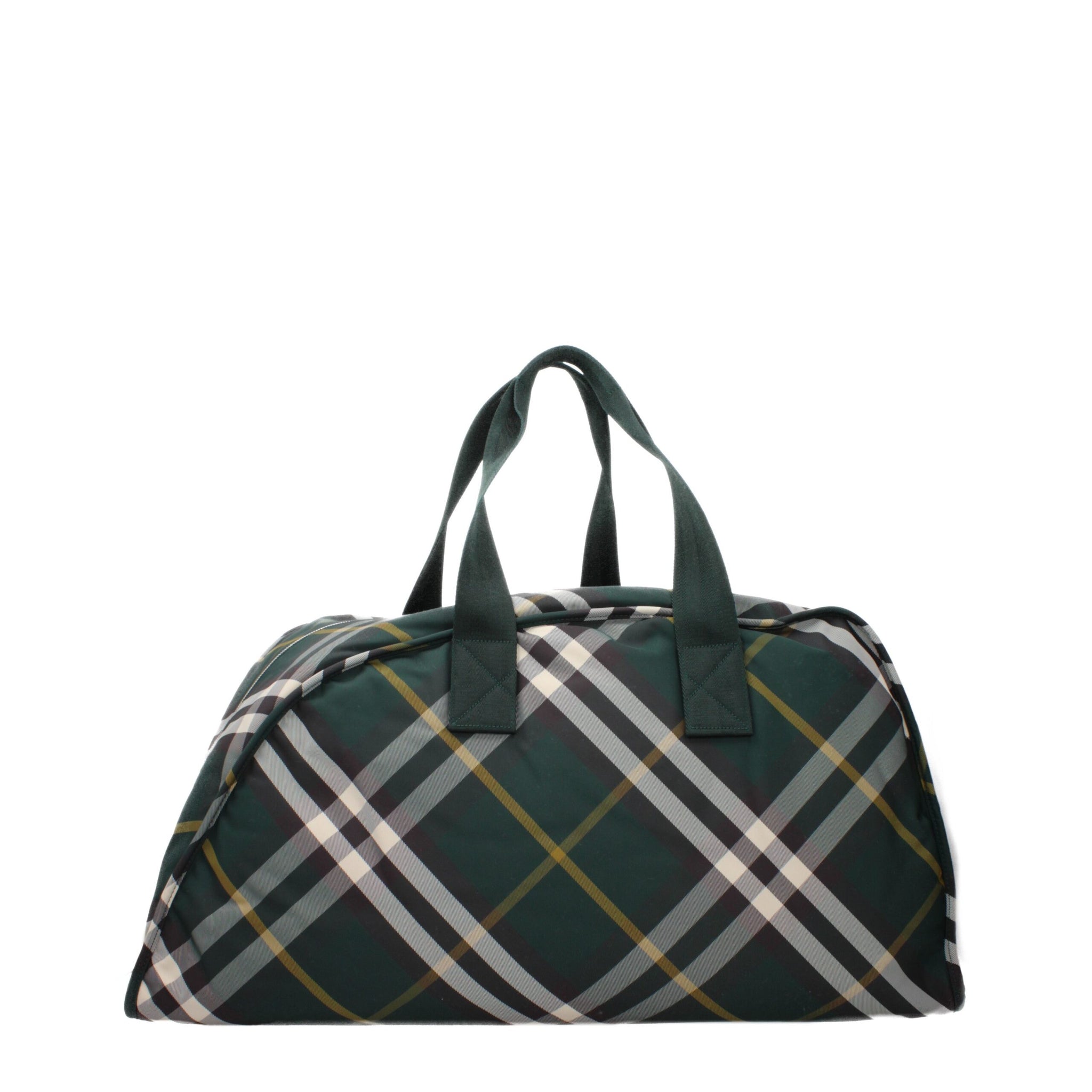 Burberry Grön Resväska I Textil