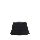Prada Svart Bucket Hat i Polyamid