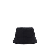 Prada Svart Bucket Hat i Polyamid