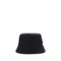 Prada Svart Bucket Hat i Polyamid