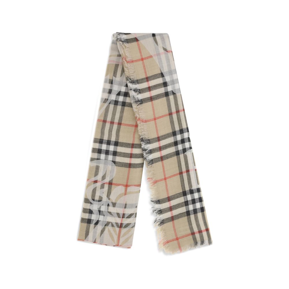 Burberry Beige Sjal Halsduk