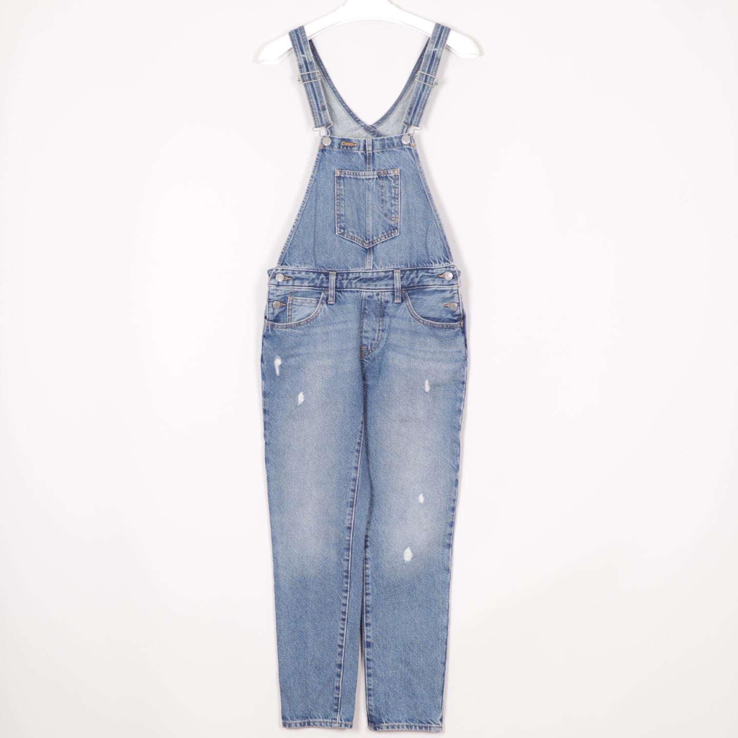 Levi's Hängselbyxor Dam S Ljusblå Denim Snickarbyxor