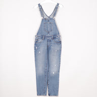 Levi's Hängselbyxor Dam S Ljusblå Denim Snickarbyxor