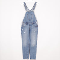 Levi's Hängselbyxor Dam S Ljusblå Denim Snickarbyxor