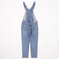 Levi's Hängselbyxor Dam S Ljusblå Denim Snickarbyxor