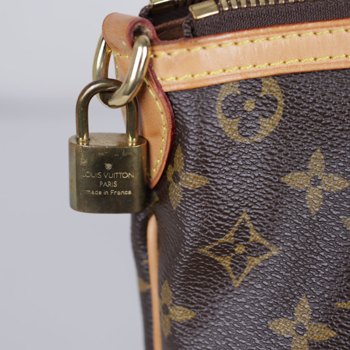 Louis Vuitton Monogram Palermo PM Handväska Brun / GHV
