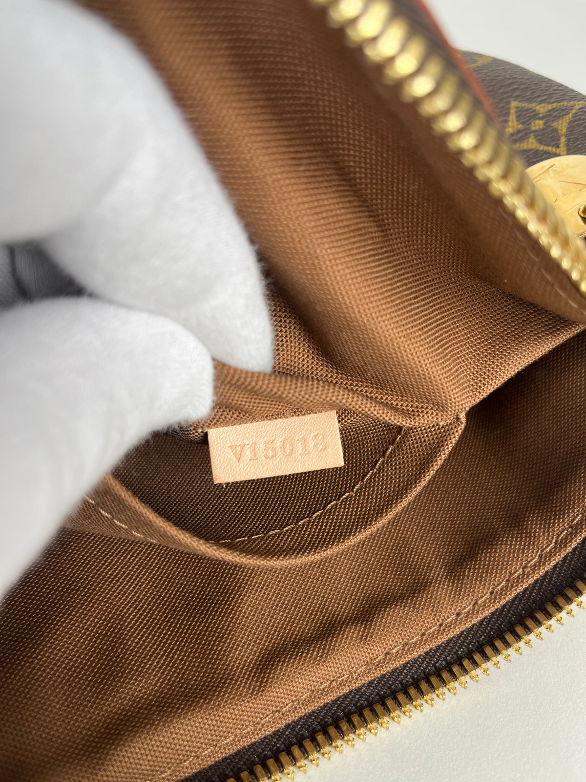 Louis Vuitton Monogram Palermo PM Handväska Brun / GHV